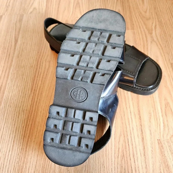 Cole Haan Leather Men's Fisherman Grandpacore Casual Black Sandals Shoes Size 10 - Picture 12 of 12